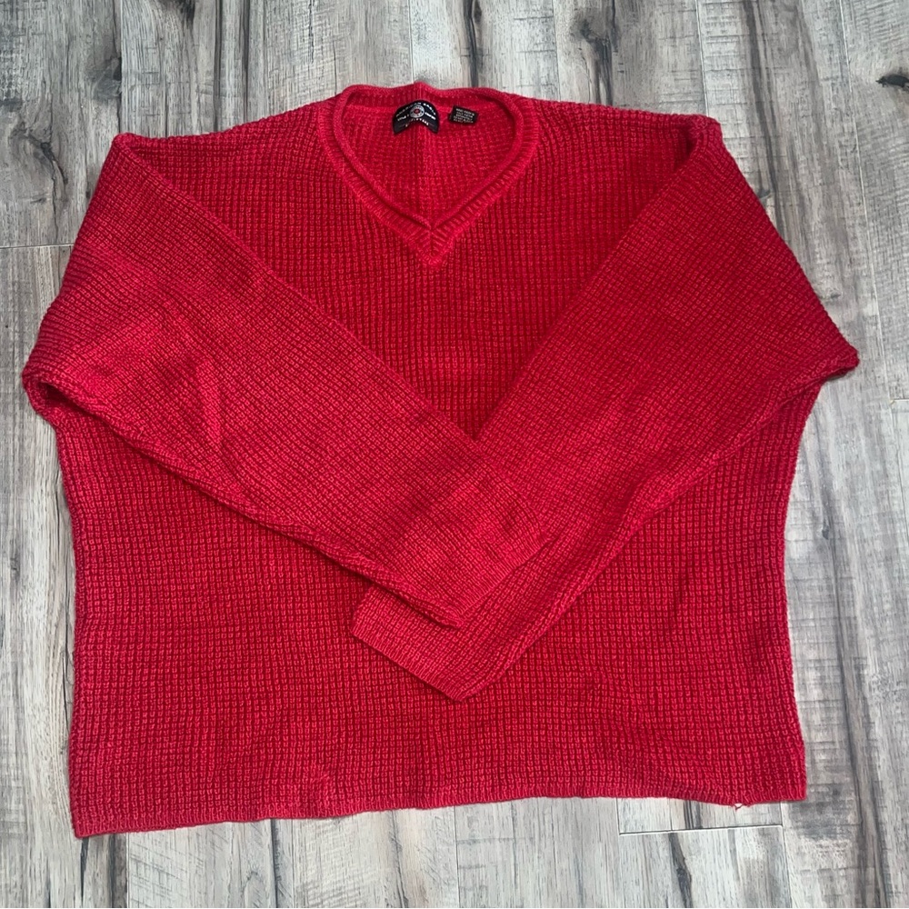Vintage American eagle red knit sweater